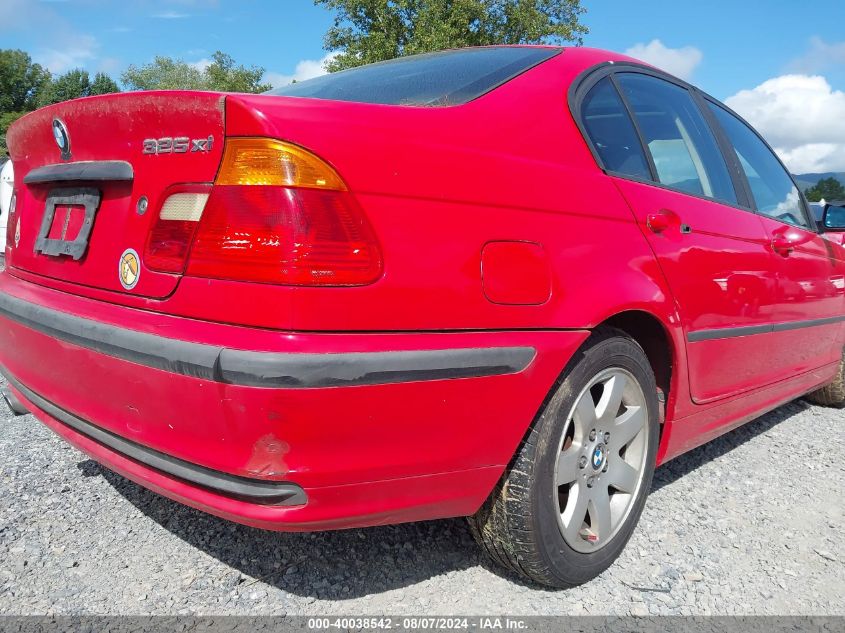 2001 BMW 325 I VIN: WBAAV33421EE75918 Lot: 40038542