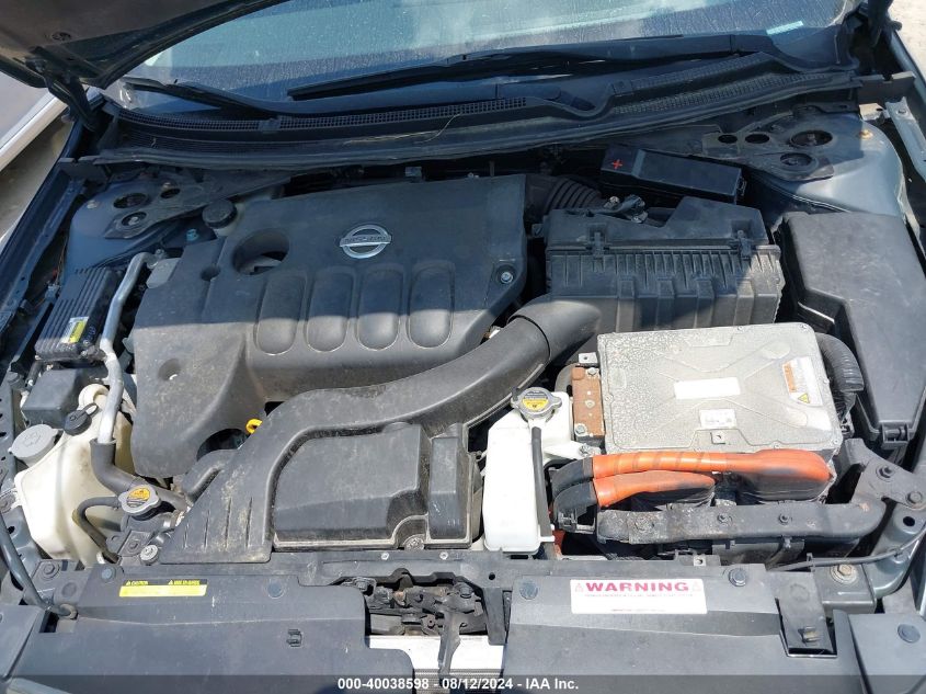 2009 Nissan Altima Hybrid VIN: 1N4CL21EX9C191230 Lot: 40038598