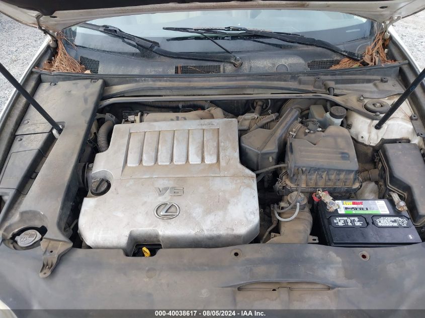 2008 Lexus Es 350 VIN: JTHBJ46G882166931 Lot: 40038617
