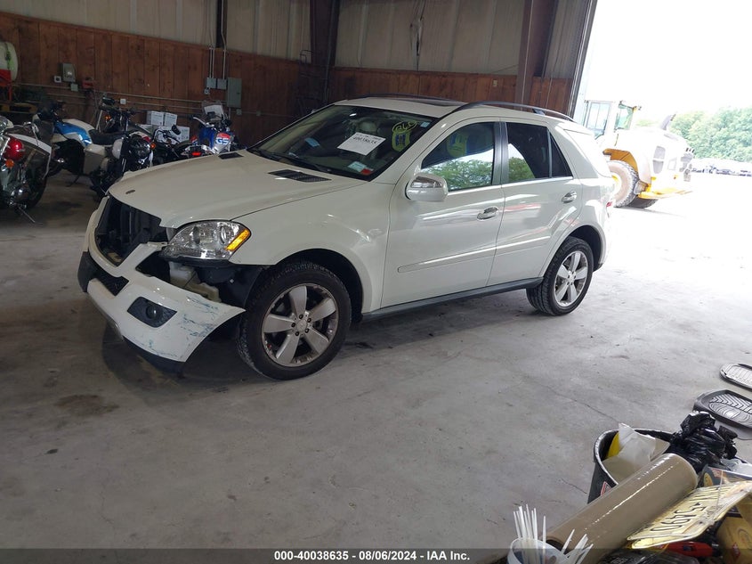 2010 Mercedes-Benz Ml 350 4Matic VIN: 4JGBB8GB5AA559043 Lot: 40038635