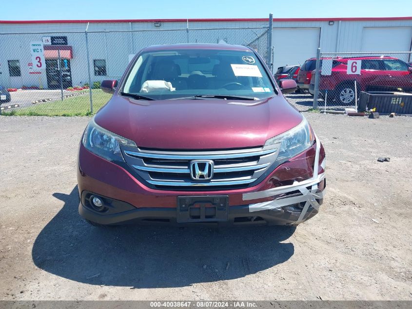 2012 Honda Cr-V Ex VIN: 5J6RM4H51CL045450 Lot: 40038647