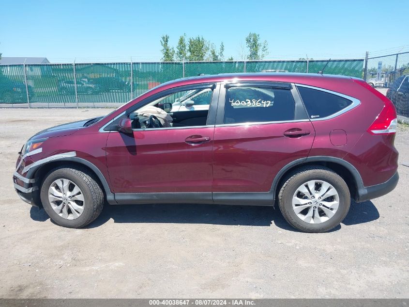 2012 Honda Cr-V Ex VIN: 5J6RM4H51CL045450 Lot: 40038647