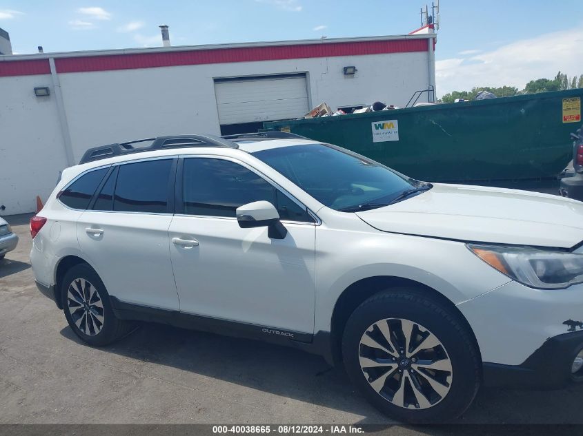 2017 Subaru Outback 2.5I Limited VIN: 4S4BSANCXH3399758 Lot: 40038665