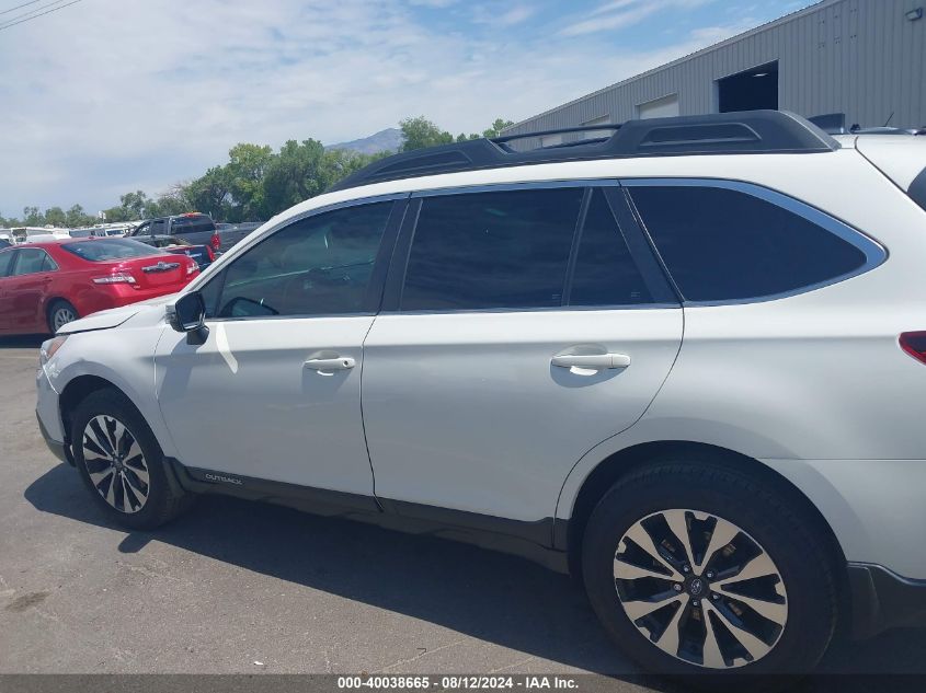 2017 Subaru Outback 2.5I Limited VIN: 4S4BSANCXH3399758 Lot: 40038665