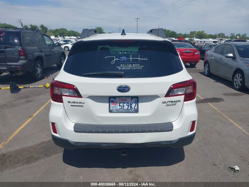 2017 Subaru Outback 2.5I Limited VIN: 4S4BSANCXH3399758 Lot: 40038665