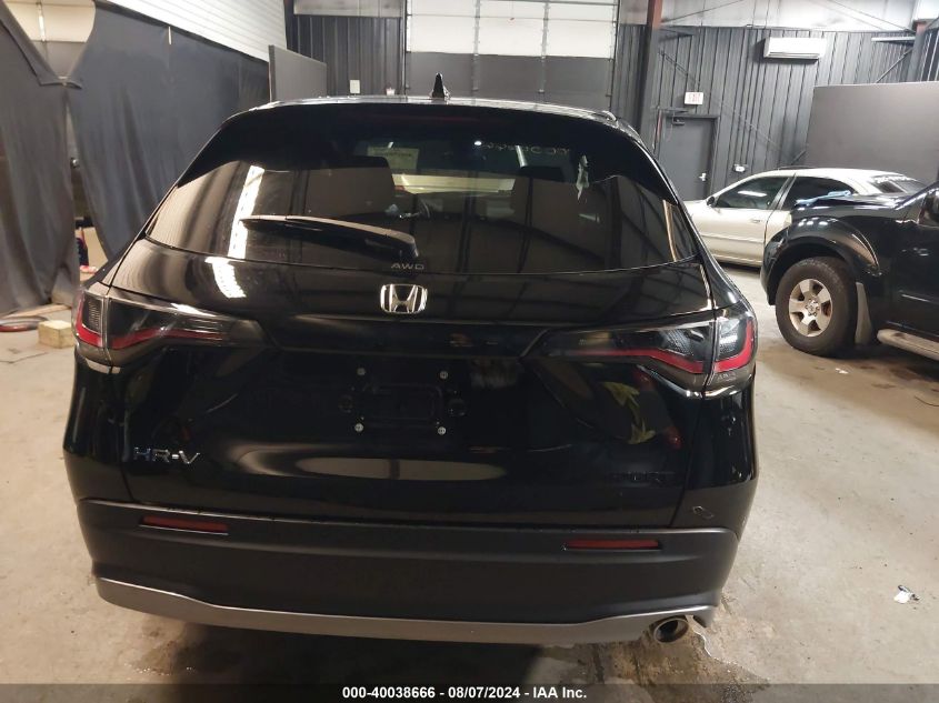 2024 Honda Hr-V Awd Sport/Awd Sport W/O Bsi VIN: 3CZRZ2H50RM782216 Lot: 40038666