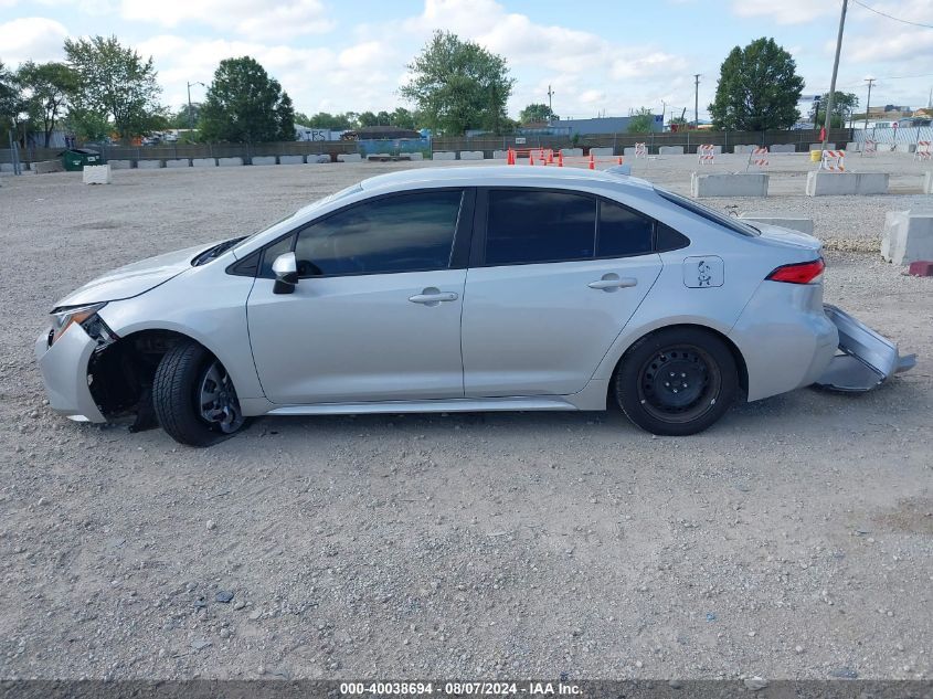 2022 Toyota Corolla Le VIN: 5YFEPMAE8NP290231 Lot: 40038694