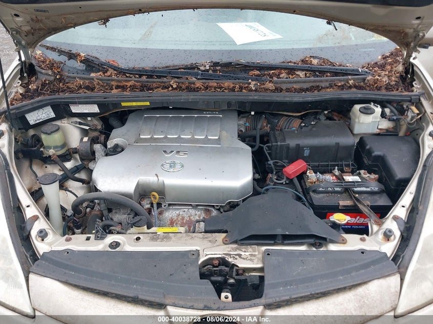 2008 Toyota Sienna Xle VIN: 5TDZK22C68S190058 Lot: 40038728