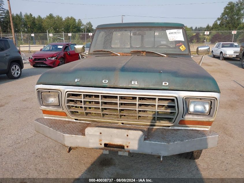 1979 Ford F150 VIN: F14HREA5875 Lot: 40038737