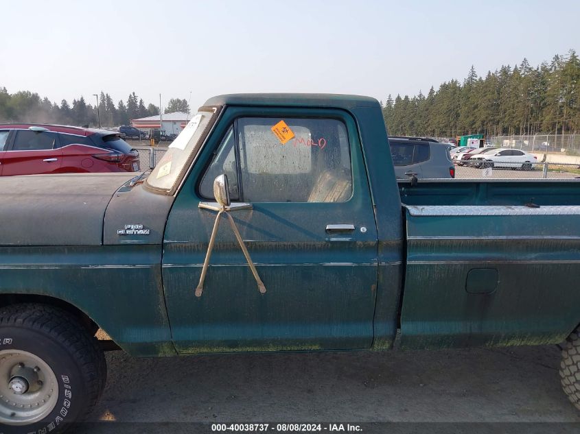 1979 Ford F150 VIN: F14HREA5875 Lot: 40038737