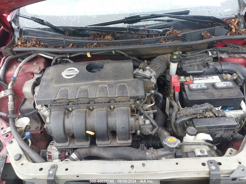 2013 Nissan Sentra Sv VIN: 3N1AB7APXDL710845 Lot: 40038745