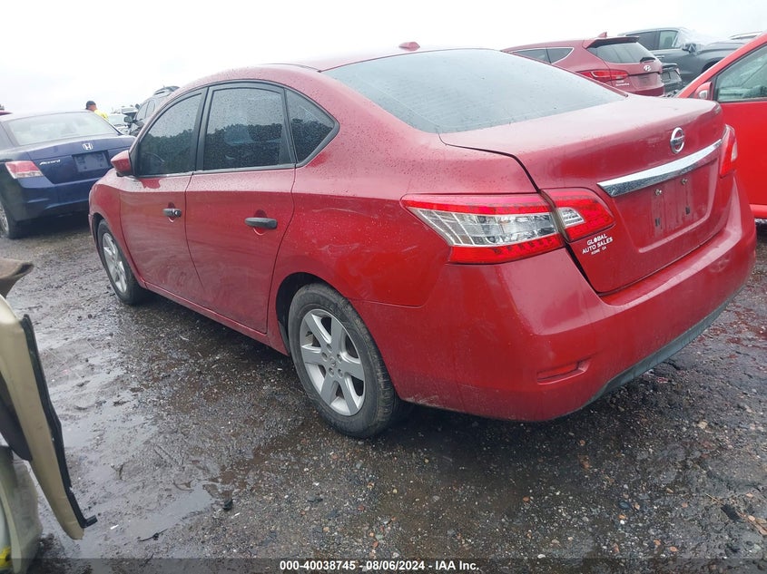 2013 Nissan Sentra Sv VIN: 3N1AB7APXDL710845 Lot: 40038745