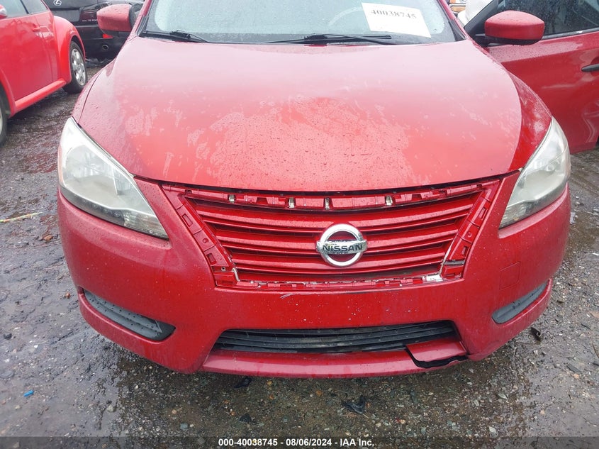 2013 Nissan Sentra Sv VIN: 3N1AB7APXDL710845 Lot: 40038745