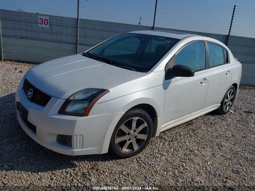 2012 Nissan Sentra 2.0 Sr VIN: 3N1AB6AP2CL629802 Lot: 40038763