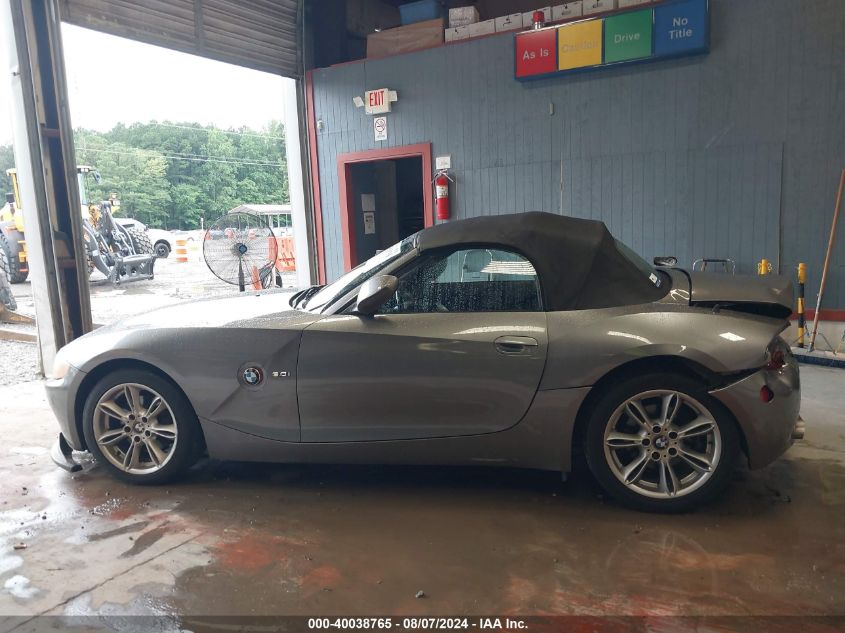 2003 BMW Z4 3.0I VIN: 4USBT53403LU02173 Lot: 40038765