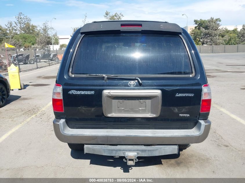 1999 Toyota 4Runner Limited VIN: JT3GN87R6X0126624 Lot: 40038783