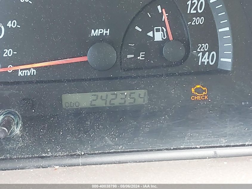 2003 Toyota Camry Xle V6 VIN: 4T1BF30K33U543958 Lot: 40038798