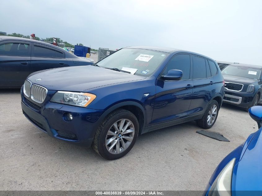 VIN 5UXWX9C57E0D11788 2014 BMW X3, Xdrive28I no.2