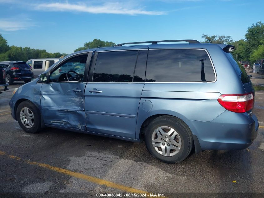 2007 Honda Odyssey Ex-L VIN: 5FNRL38777B142746 Lot: 40038842