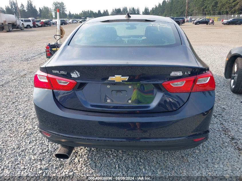 2016 Chevrolet Malibu Ls VIN: 1G1ZB5ST8GF313383 Lot: 40038896