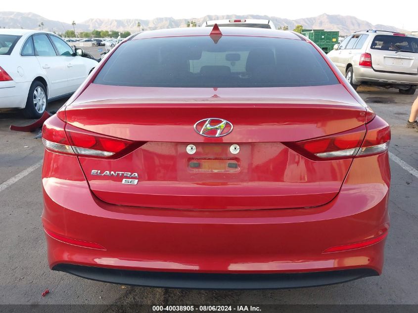 2017 Hyundai Elantra Se VIN: KMHD74LF0HU092778 Lot: 40038905