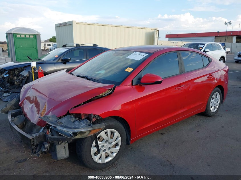 VIN KMHD74LF0HU092778 2017 HYUNDAI ELANTRA SE
