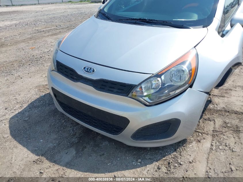 2012 Kia Rio5 Lx VIN: KNADM5A3XC6027183 Lot: 40038936