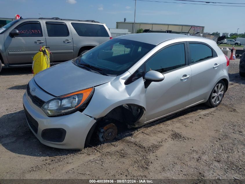 2012 Kia Rio5 Lx VIN: KNADM5A3XC6027183 Lot: 40038936