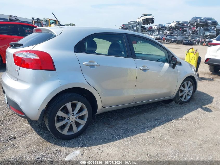 2012 Kia Rio5 Lx VIN: KNADM5A3XC6027183 Lot: 40038936