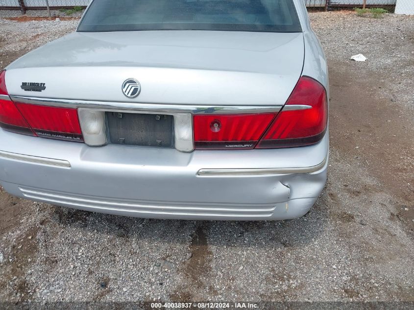 2001 Mercury Grand Marquis Ls VIN: 2MEFM75W81X604997 Lot: 40038937