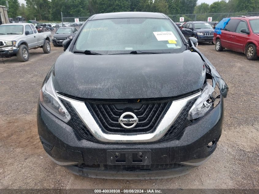 2018 Nissan Murano S VIN: 5N1AZ2MH0JN153886 Lot: 40038938