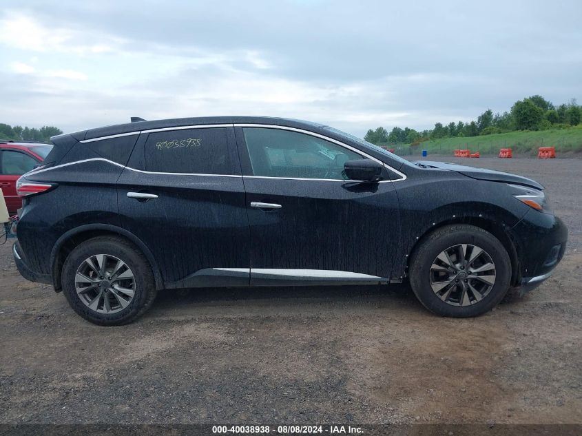 2018 Nissan Murano S VIN: 5N1AZ2MH0JN153886 Lot: 40038938