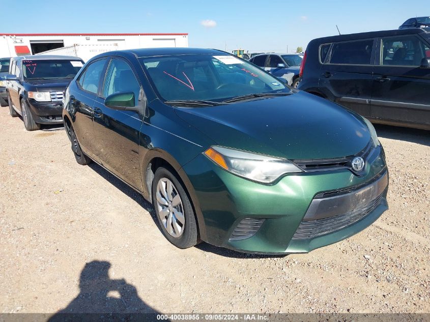 2015 TOYOTA COROLLA LE - 2T1BURHE0FC352026