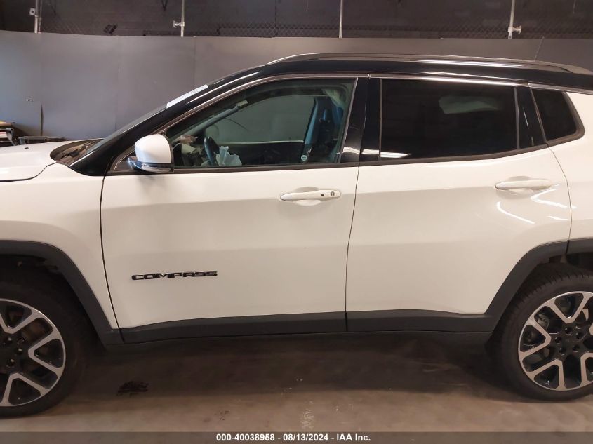 2018 Jeep Compass Limited 4X4 VIN: 3C4NJDCB9JT306884 Lot: 40038958