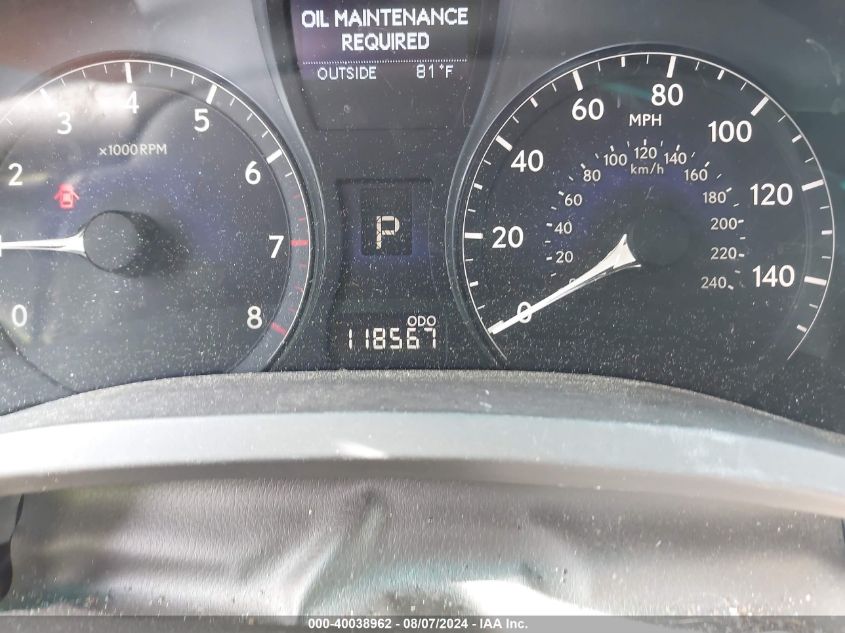 2011 Lexus Rx 350 VIN: 2T2BK1BA8BC092249 Lot: 40038962