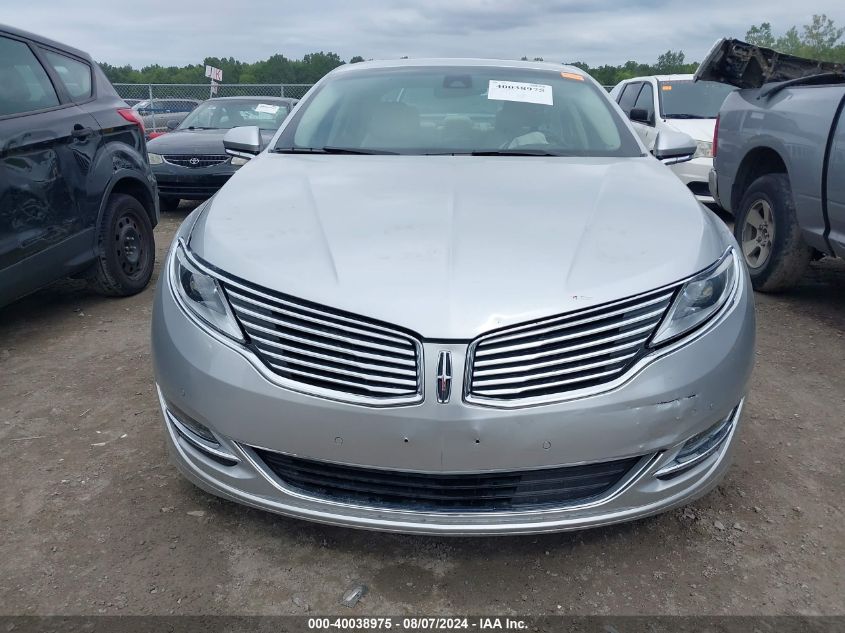 2016 Lincoln Mkz VIN: 3LN6L2J99GR605246 Lot: 40038975