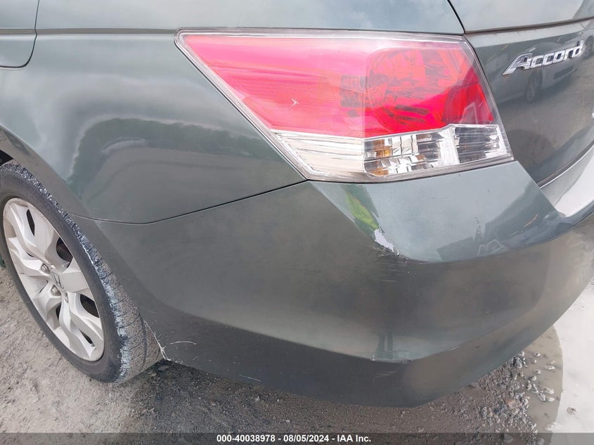 2009 Honda Accord 2.4 Ex-L VIN: 1HGCP268X9A076058 Lot: 40038978