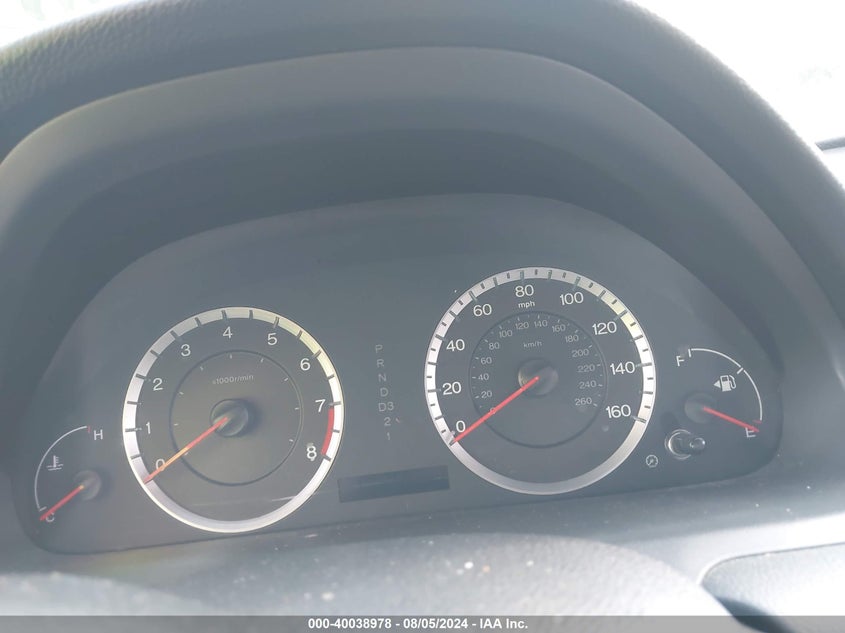 2009 Honda Accord 2.4 Ex-L VIN: 1HGCP268X9A076058 Lot: 40038978