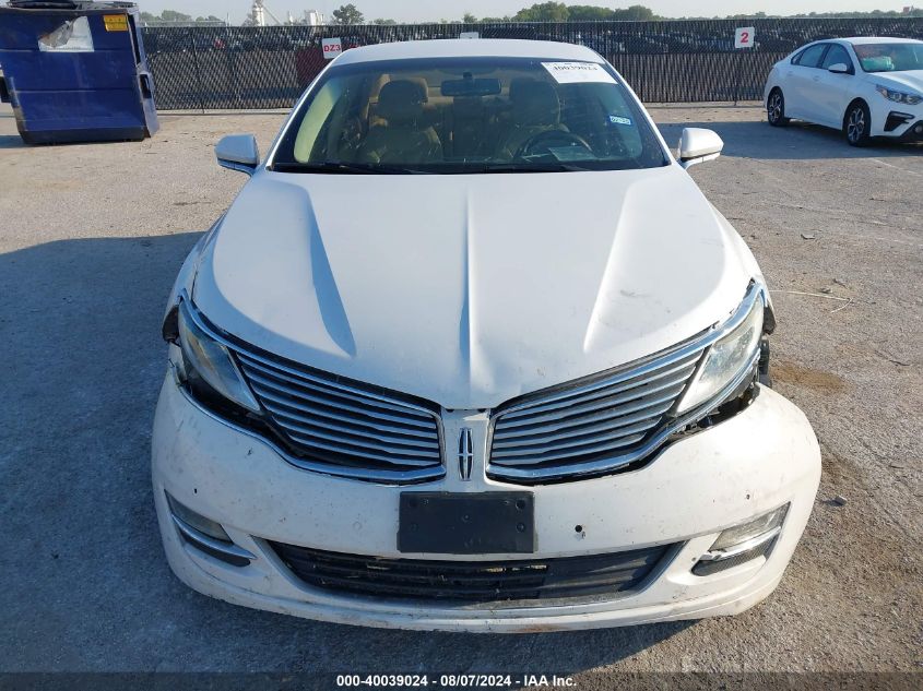 2014 Lincoln Mkz Hybrid VIN: 3LN6L2LU7ER804665 Lot: 40039024