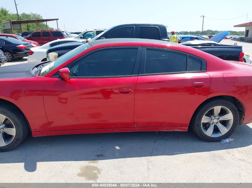 2015 Dodge Charger Sxt VIN: 2C3CDXHG4FH784185 Lot: 40039046