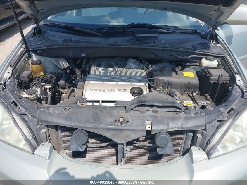 2004 Lexus Rx 330 VIN: JTJGA31U140038077 Lot: 40039048