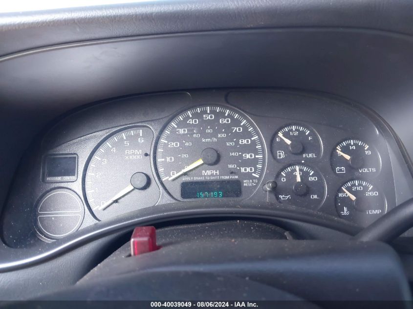 2001 Chevrolet Suburban 1500 Lt VIN: 3GNEC16T01G149307 Lot: 40039049