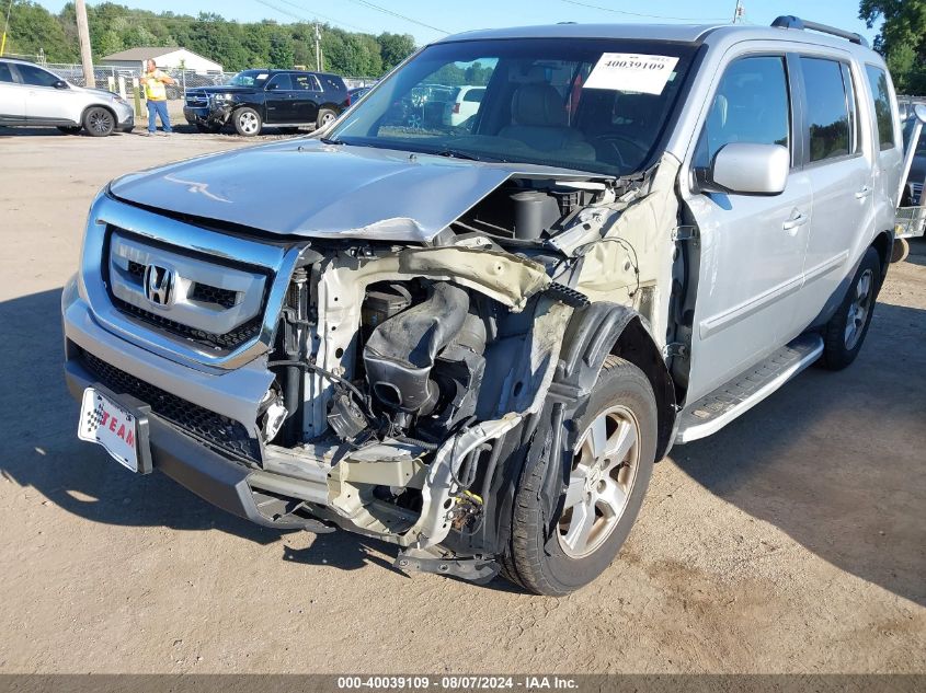 2010 Honda Pilot Ex-L VIN: 5FNYF4H61AB004708 Lot: 40039109