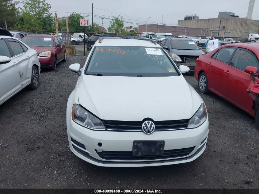 2017 Volkswagen Golf Sportwagen Tsi S/Tsi Se/Tsi Sel VIN: 3VWC17AU5HM522309 Lot: 40039118