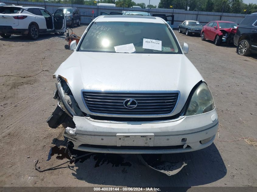 2002 Lexus Ls 430 VIN: JTHBN30F320058413 Lot: 40039144