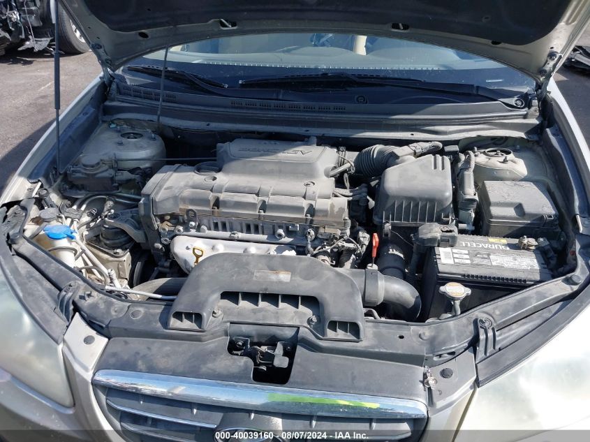 2010 Hyundai Elantra Blue/Gls/Se VIN: KMHDU4AD0AU947981 Lot: 40039160