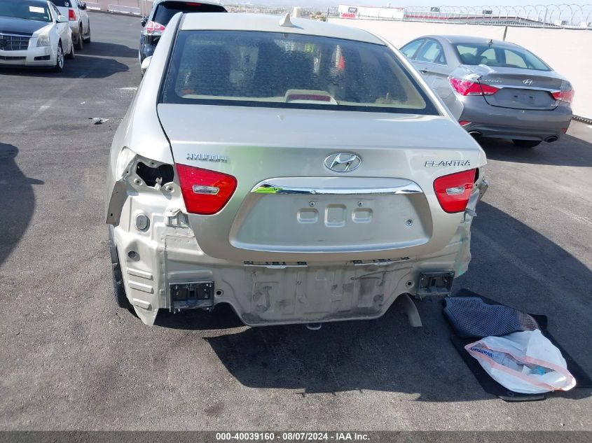 2010 Hyundai Elantra Blue/Gls/Se VIN: KMHDU4AD0AU947981 Lot: 40039160