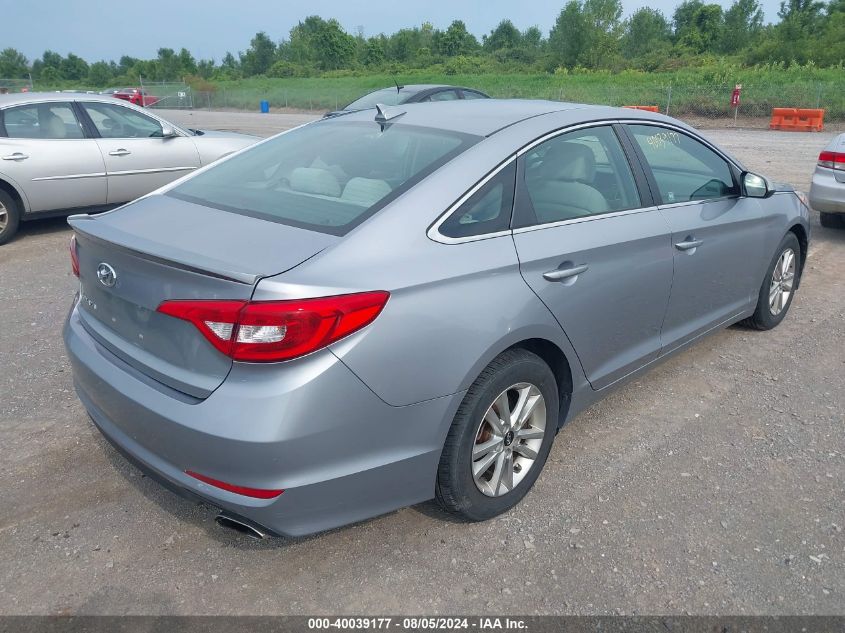 2017 Hyundai Sonata VIN: 5NPE24AFXHH456449 Lot: 40039177