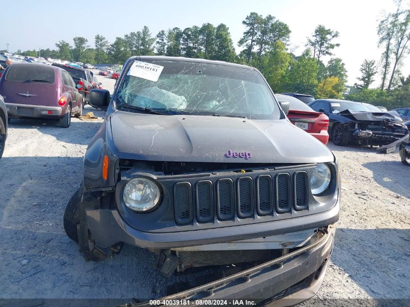 2018 Jeep Renegade Sport 4X4 VIN: ZACCJBAB0JPJ54562 Lot: 40039181