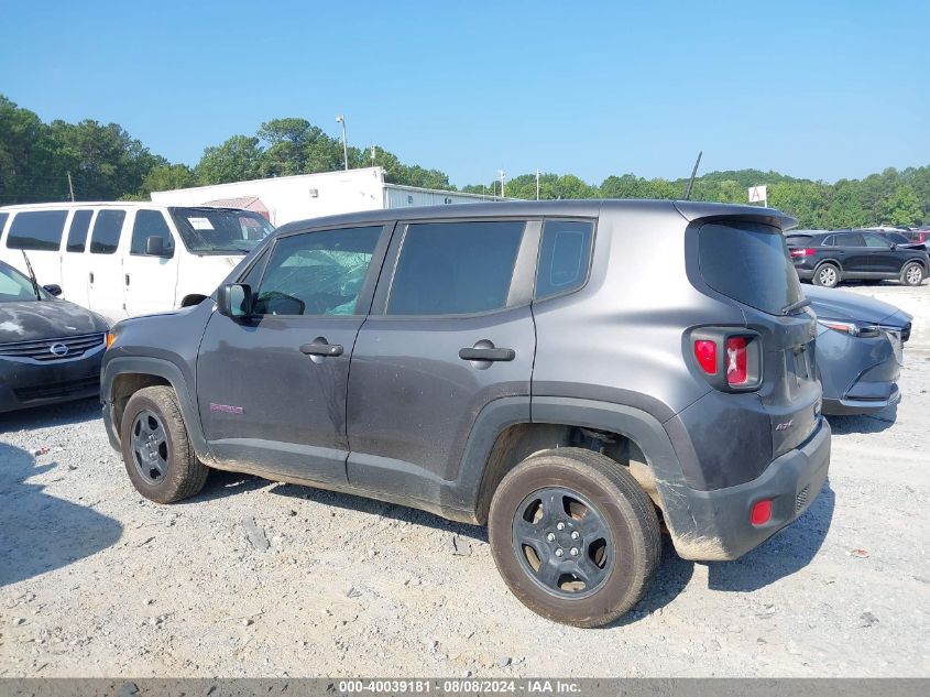 2018 Jeep Renegade Sport 4X4 VIN: ZACCJBAB0JPJ54562 Lot: 40039181